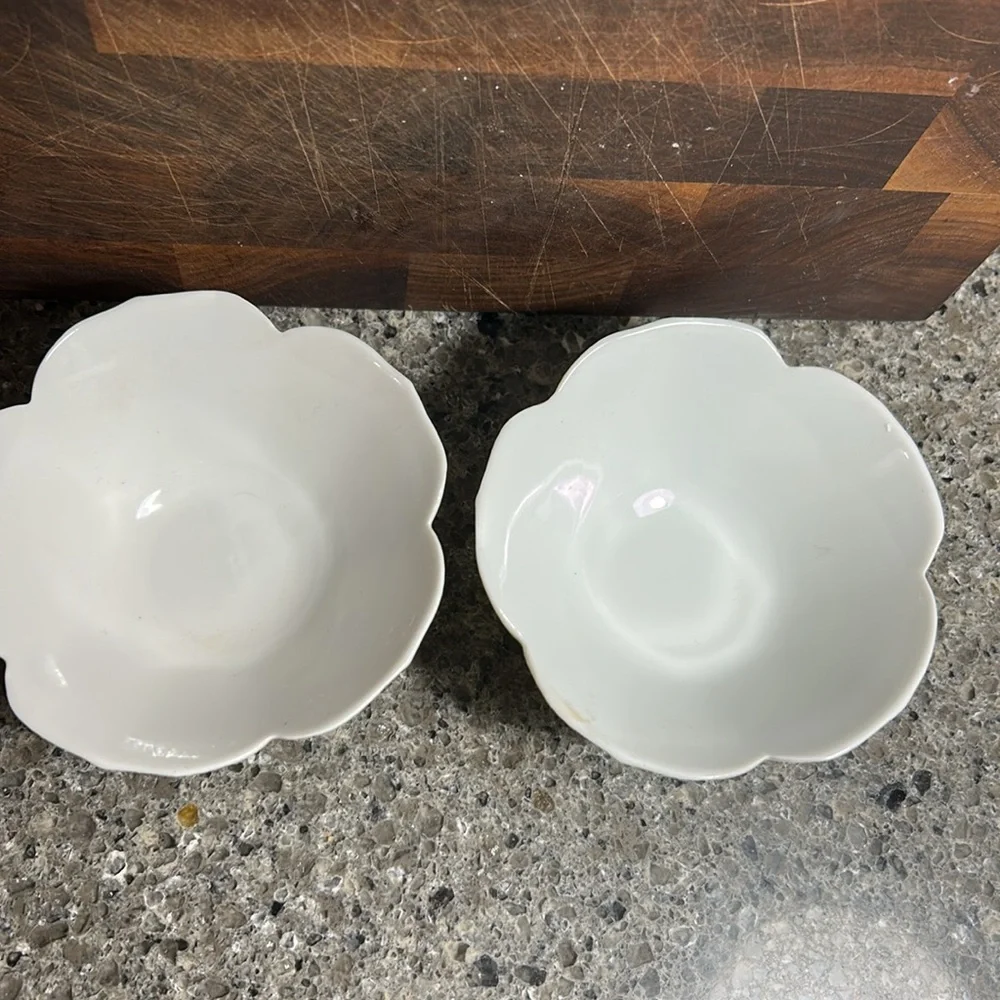 Pier 1 vintage lotus bowls - 2 total